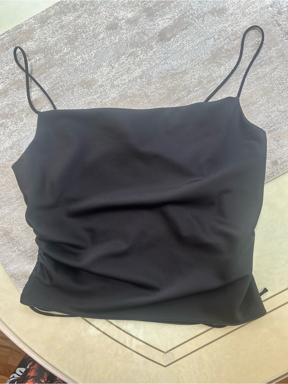 Dynamite Spaghetti-Strap Ruched Top - Picture 14 of 16